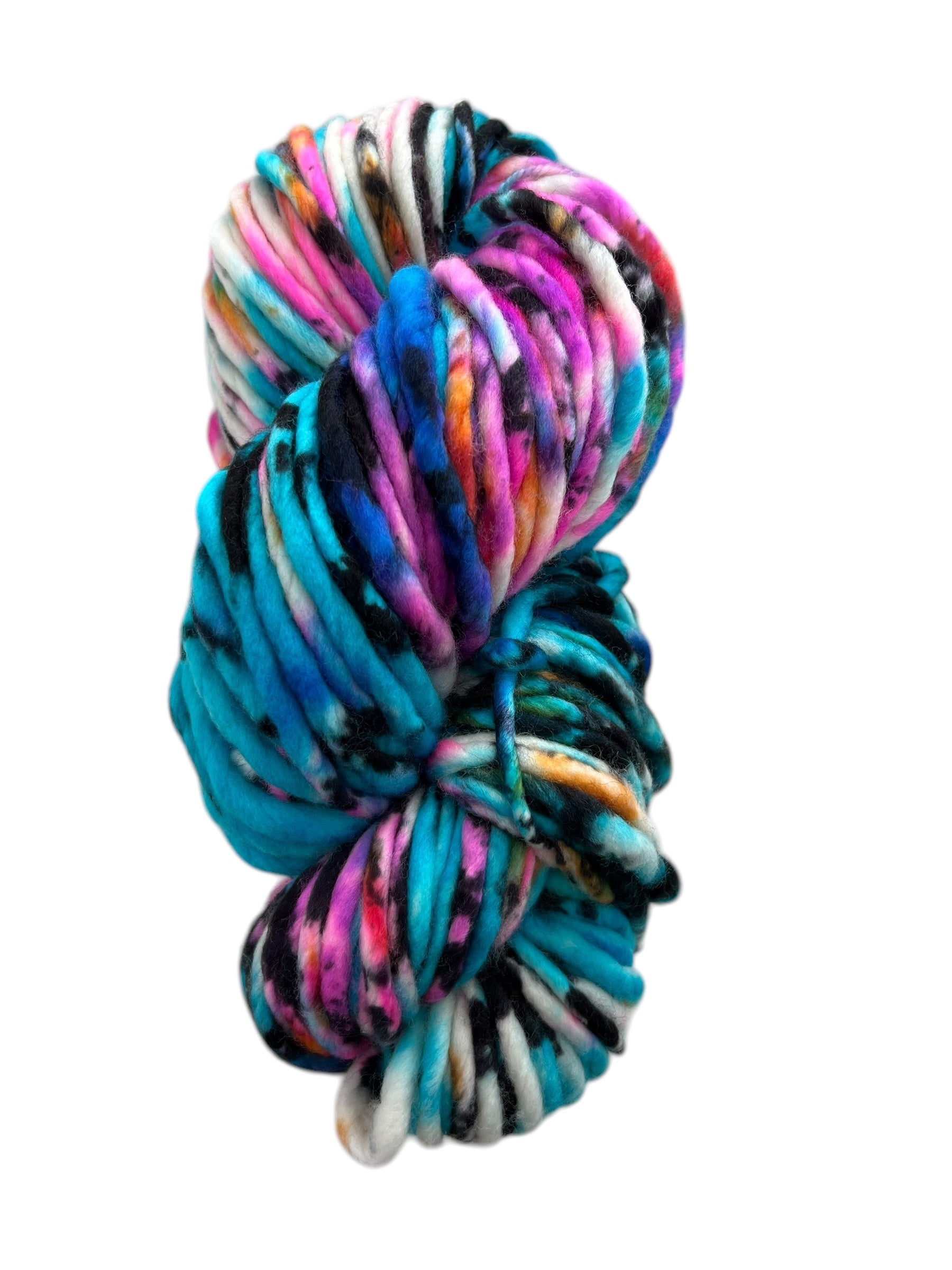 Ready to Ship - Plush Super Bulky in LOLLIPOP SWIRL