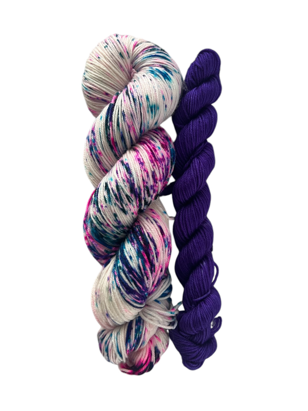 Ready to Ship Kaleidoscope & Violet Sock Set