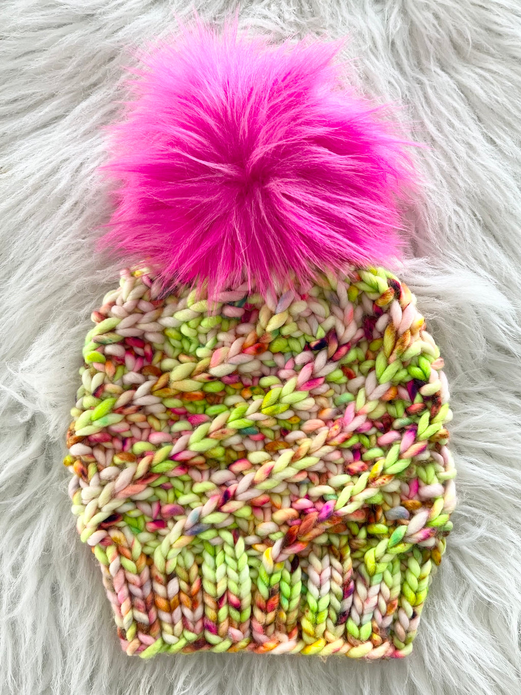 Ready to Ship 100% Merino Wool Chunky Knit Hat